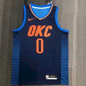 Russell Westbrook Men's Navy Swingman Team Jersey - Statement Edition