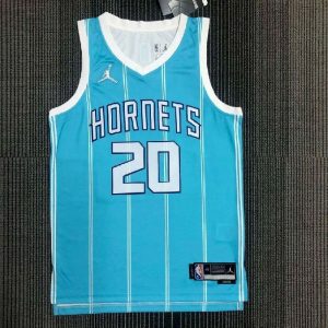 Men's Gordon Hayward Blue Team Jersey - 75th Anniversary Edition
