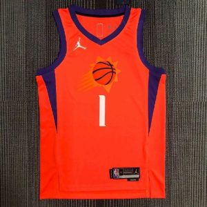 Men's Devin Booker Orange Team Jersey - Statement Edition