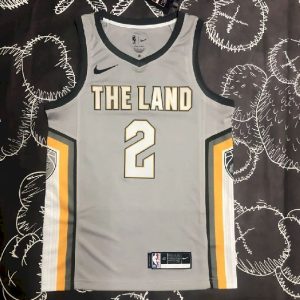 Men's Kyrie Irving Gray Team Jersey
