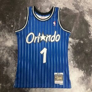 Men's M&N 1995 Anfernee Hardaway Blue Retro Jersey