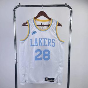 Men's Rui Hachimura White Retro Team Jersey
