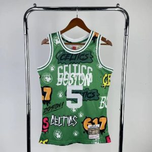 Men's M&N 2007/08 Kevin Garnett Green Retro Jersey