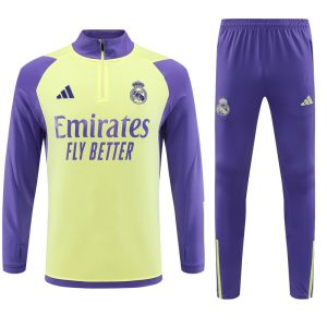 Real Madrid 2023/24 Half-Zip Adult Sweater+Pant 14001
