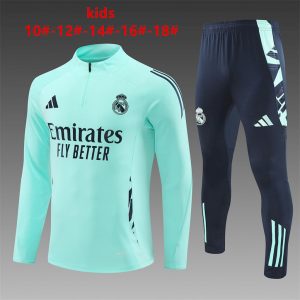 Real Madrid 2024/25 Half-Zip Kids Sweater+Pant 14001