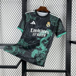 Real Madrid 2025/26 Green and Black Dragon Special Edition Jersey