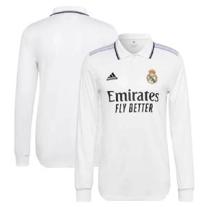 Real Madrid 2022/23 Home Long Sleeves Jersey Player Version