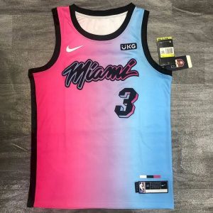 Men's Dwyane Wade 2020-21 Pink Swingman Player Jersey - City Edition