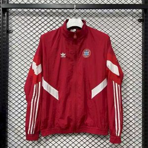 Bayern Munich 2025/26 Red Windbreaker