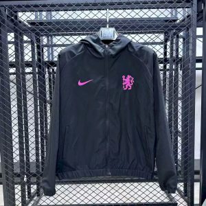 Chelsea 2025/26 Black Windbreaker