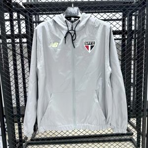 Sao Paulo 2025/26 Grey Windbreaker
