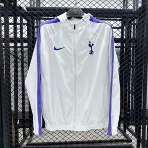 Tottenham Hotspur 2025/26 White Windbreaker