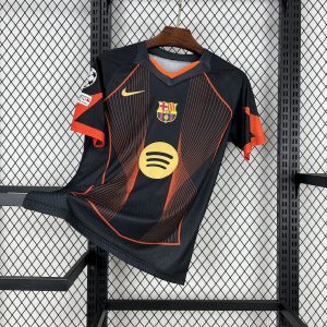 Barcelona 2025/26 black orange special edition Jersey (With Champions League)