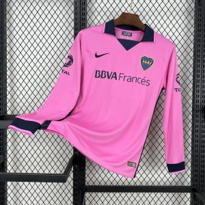 Boca Juniors 2013/14 Away Long Sleeves Retro Jersey